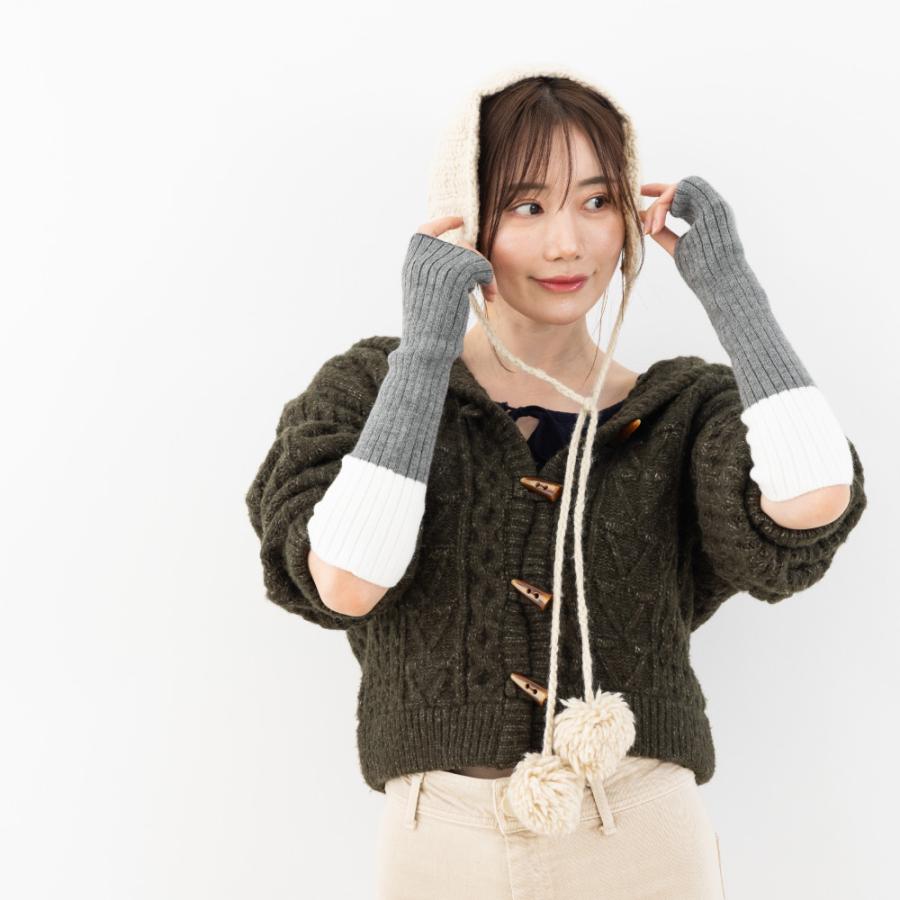 カシミヤ混アーム＆レッグウォーマー【40920】レッグウォーマー アームウォーマー レディース 日本製 冷え 冷え取り 保温 冬用  あったか |  | 05