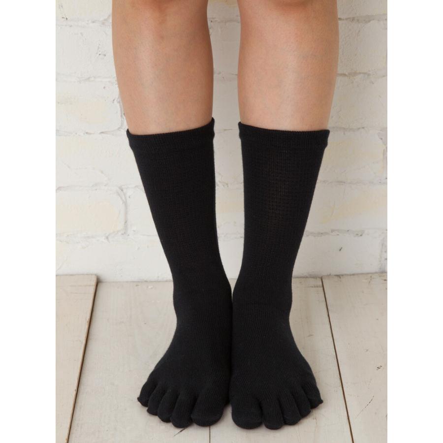 5本指ソックス クルー 20-22cm 22-24cm 抗菌防臭 10013 ベーシック レディース キッズ 五本指 靴下 スクール ビジネス 子供 日本製 LASANTE |  | 16