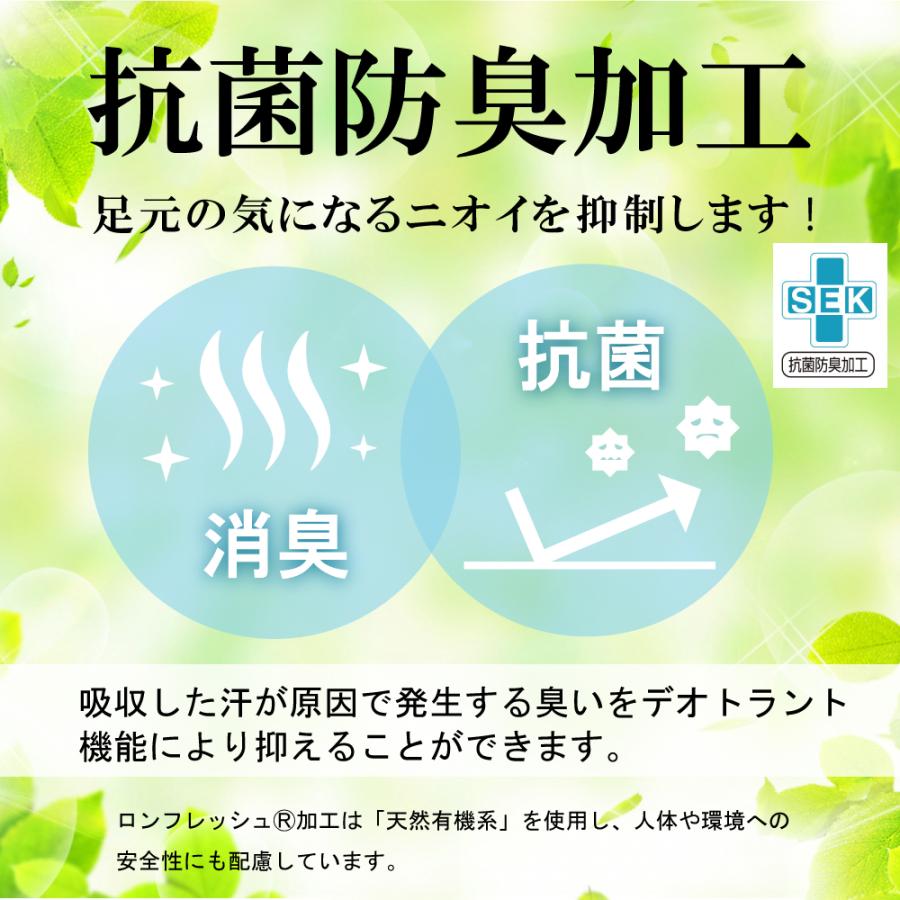 5本指ソックス ショート 22-24cm 24-26cm 26-28cm 滑り止め 抗菌防臭加工 速乾 7240 ランニング レディース メンズ 五本指 靴下 日本製 LASANTE |  | 05