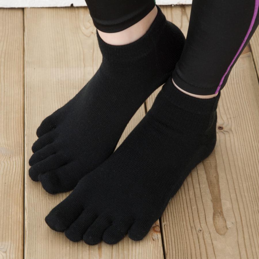 5本指ソックス ショート 22-24cm 24-26cm 26-28cm 滑り止め 抗菌防臭加工 速乾 7240 ランニング レディース メンズ 五本指 靴下 日本製 LASANTE |  | 07