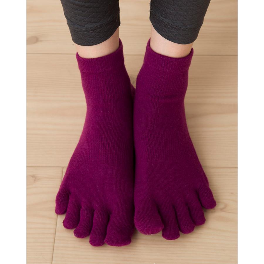 5本指ソックス ショート 22-24cm 24-26cm 26-28cm 滑り止め 抗菌防臭加工 速乾 7240 ランニング レディース メンズ 五本指 靴下 日本製 LASANTE |  | 10