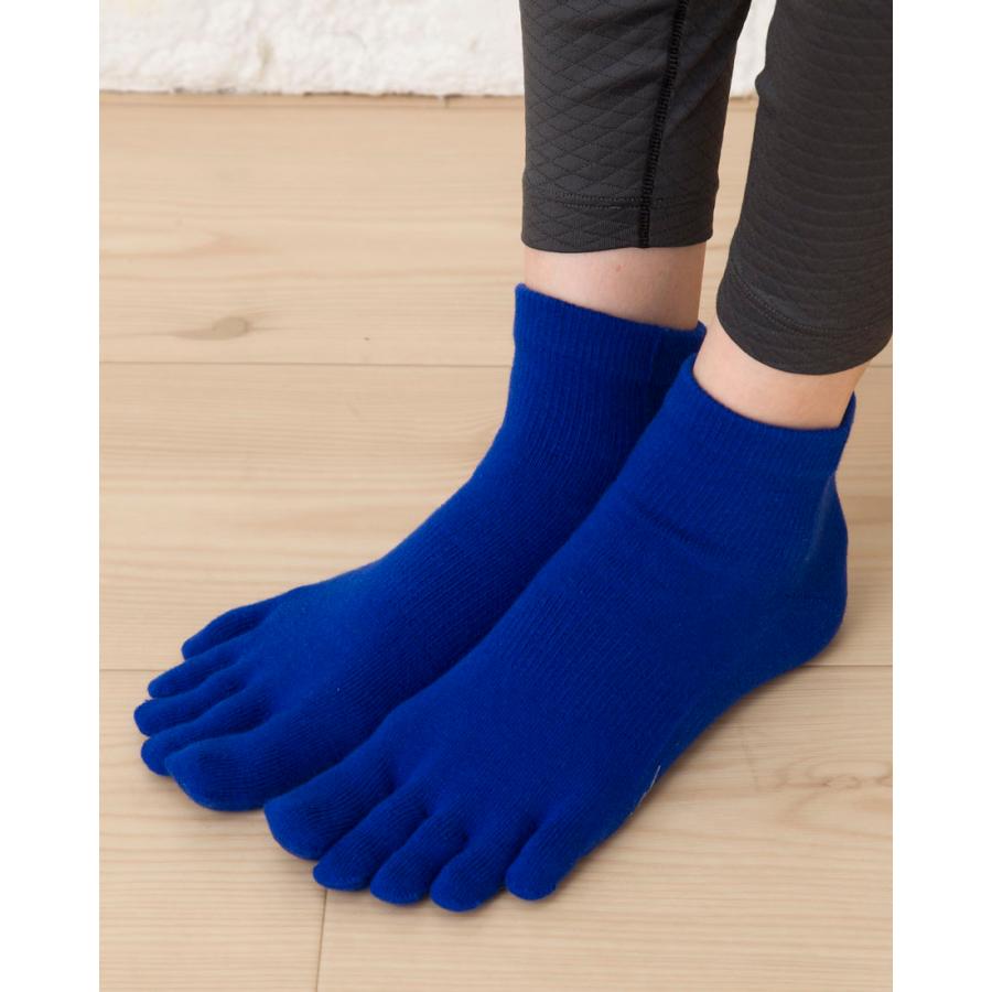 5本指ソックス ショート 22-24cm 24-26cm 26-28cm 滑り止め 抗菌防臭加工 速乾 7240 ランニング レディース メンズ 五本指 靴下 日本製 LASANTE |  | 12