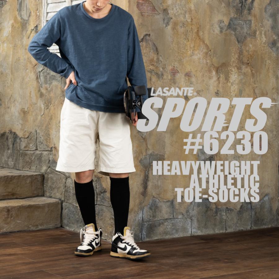 5本指 ハイソックス 24-26cm 26-28cm スポーツ 厚手 絹 シルク 滑り止め 抗菌防臭加工 速乾 6230 レディース メンズ 五本指 靴下 日本製 LASANTE |  | 03