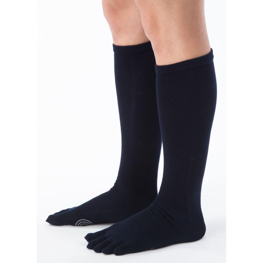 5本指 ハイソックス 24-26cm 26-28cm 28-30cm 滑り止め 抗菌防臭加工