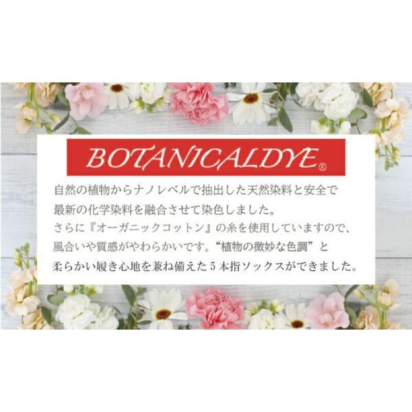 5本指ソックス ロークルー 20-22cm 薄手 オーガニックコットン ゆったり ボタニカルダイ 70513 7370 レディース 五本指 靴下 日本製 LASANTE |  | 11