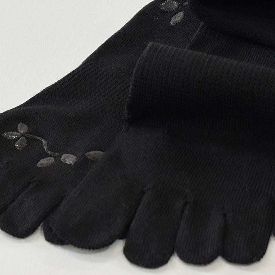 5本指ソックス ロークルー丈 22-24cm 80992 接触冷感 滑り止め 薄手 ゆったり レディース 五本指 靴下 日本製 LASANTE |  | 20