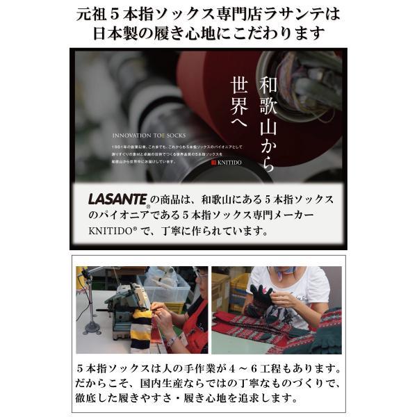 5本指ソックス クルー 22-24cm 薄手 シルク 20153 絹 ハイゲージ レディース 五本指 靴下 インナー 日本製 LASANTE |  | 16
