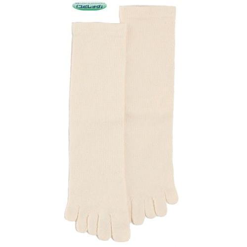 5本指ソックス レディース メンズ 靴下 日本製 8170 ユビレッグ 絹 フリー カカトなし (22-27ｃｍ) | 