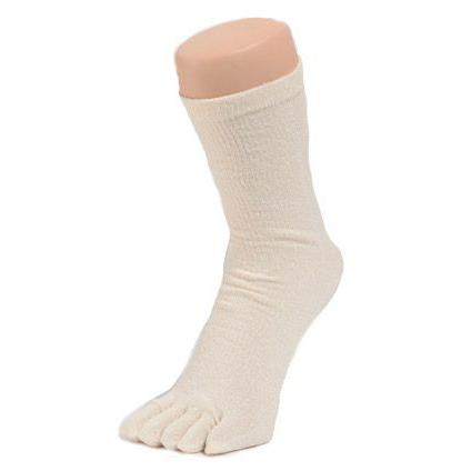 5本指ソックス レディース メンズ 靴下 日本製 8170 ユビレッグ 絹 フリー カカトなし (22-27ｃｍ) |  | 02