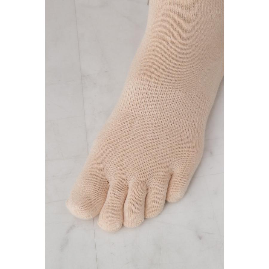 5本指ソックス 22-24cm クルー 薄手 8250 綿 ハイゲージ レディース 五本指 靴下 日本製 LASANTE |  | 06