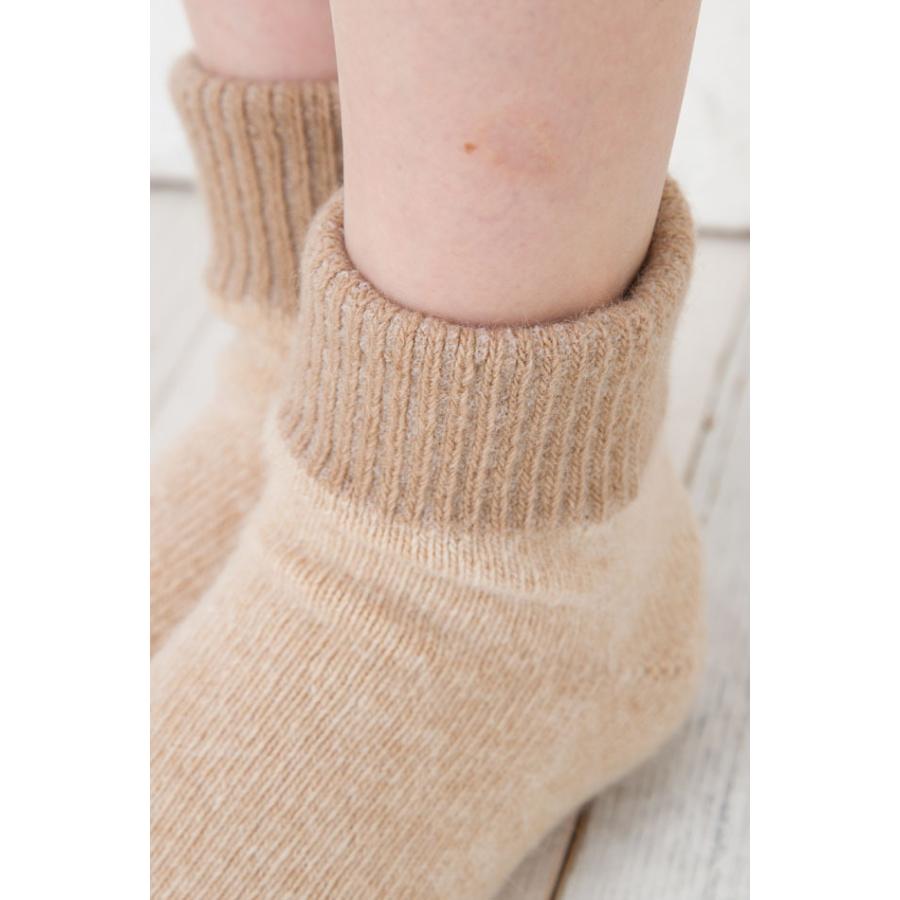 アンゴラ混 ソックス 22-24cm 24-26cm 26-28cm ショート 厚手 ウール 締め付けない ゆったり ポカポカ 暖かい 8340 レディース メンズ 靴下 日本製 LASANTE |  | 06