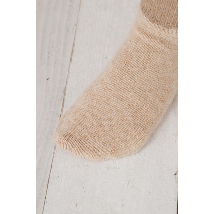 アンゴラ混 ソックス 22-24cm 24-26cm 26-28cm ショート 厚手 ウール 締め付けない ゆったり ポカポカ 暖かい 8340 レディース メンズ 靴下 日本製 LASANTE |  | 07