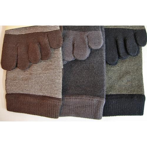 5本指ソックス クルー 24-26cm 26-28cm 8540 細ボーダー メンズ 五本指 靴下 ビジネス 日本製 LASANTE |  | 08