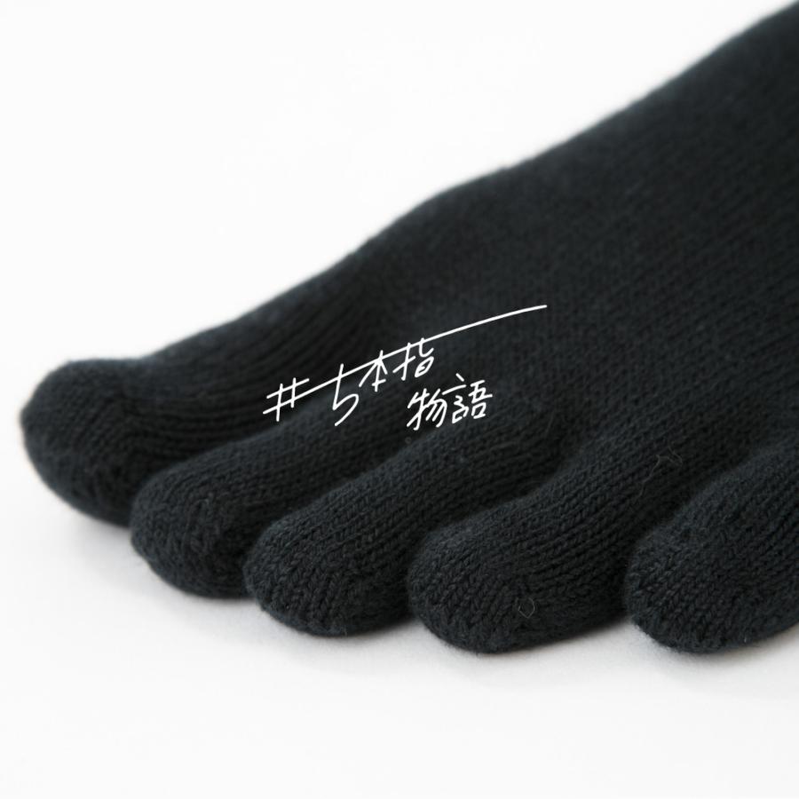 5本指ソックス 24-26cm 26-28cm ホールガーメント クルー 9050 3次元 ベーシック 中厚 立体 レディース メンズ 五本指 靴下 日本製 LASANTE |  | 03