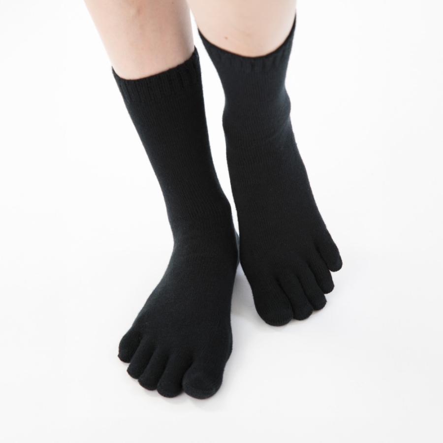 5本指ソックス 24-26cm 26-28cm ホールガーメント クルー 9050 3次元 ベーシック 中厚 立体 レディース メンズ 五本指 靴下 日本製 LASANTE |  | 05