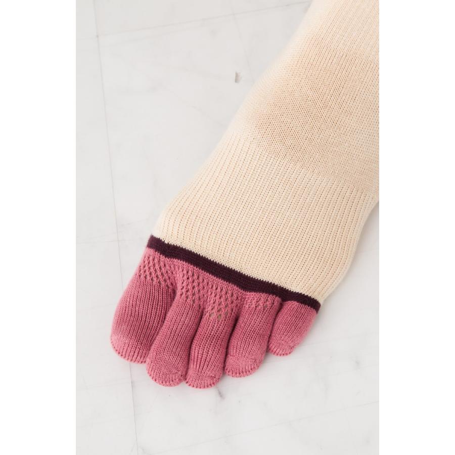 5本指ソックス 22-24cm ホールガーメント クルー 締め付けない ゆったり 9420 3次元 サポート 立体 レディース 五本指 靴下 日本製 LASANTE |  | 07