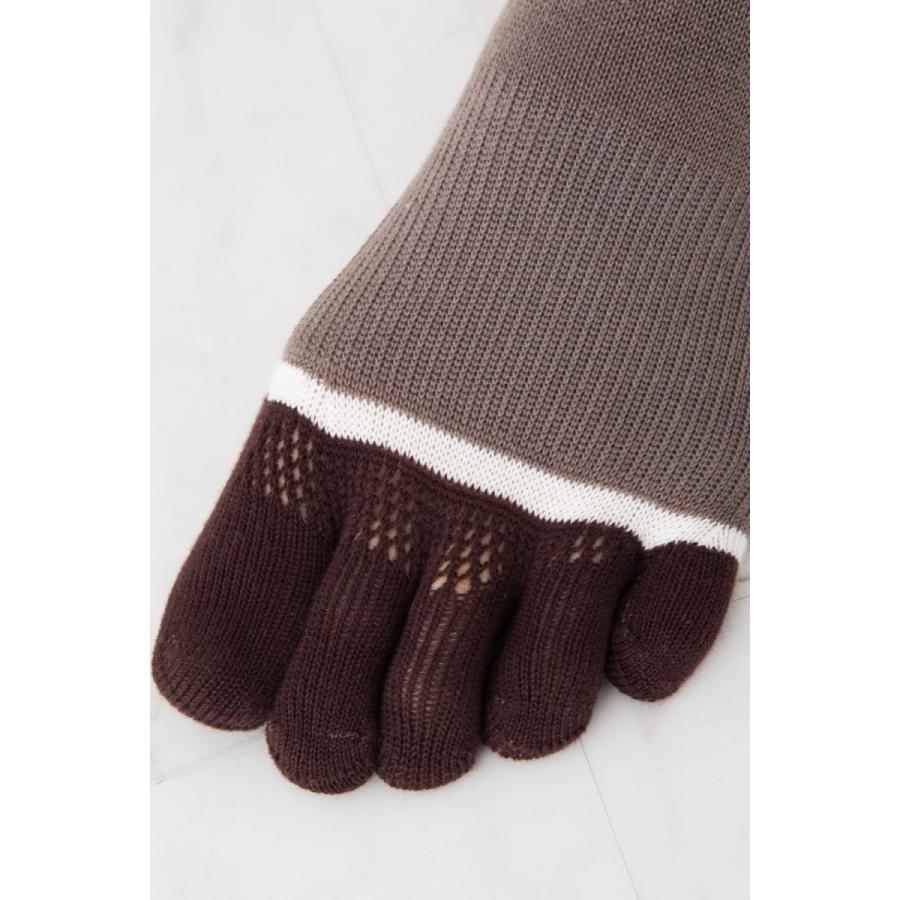 5本指ソックス 22-24cm ホールガーメント クルー 締め付けない ゆったり 9420 3次元 サポート 立体 レディース 五本指 靴下 日本製 LASANTE |  | 08