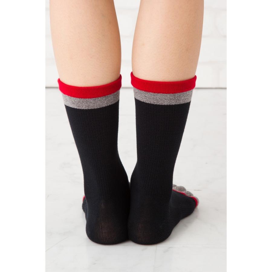 5本指ソックス 24-26cm 26-28cm ホールガーメント クルー 9420 3次元 サポート 締め付けない ゆったり 立体 レディース メンズ 五本指 靴下 日本製 LASANTE |  | 03