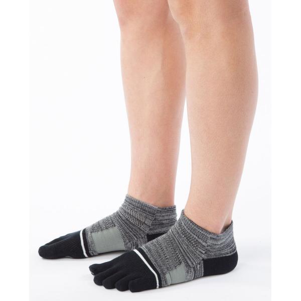 5本指ソックス くるぶし丈 22-24cm 24-26cm 26-28cm サポート 滑り止め 抗菌防臭 速乾 立体 9430 3次元 スポーツ レディース メンズ 五本指 靴下 日本製 LASANTE |  | 15