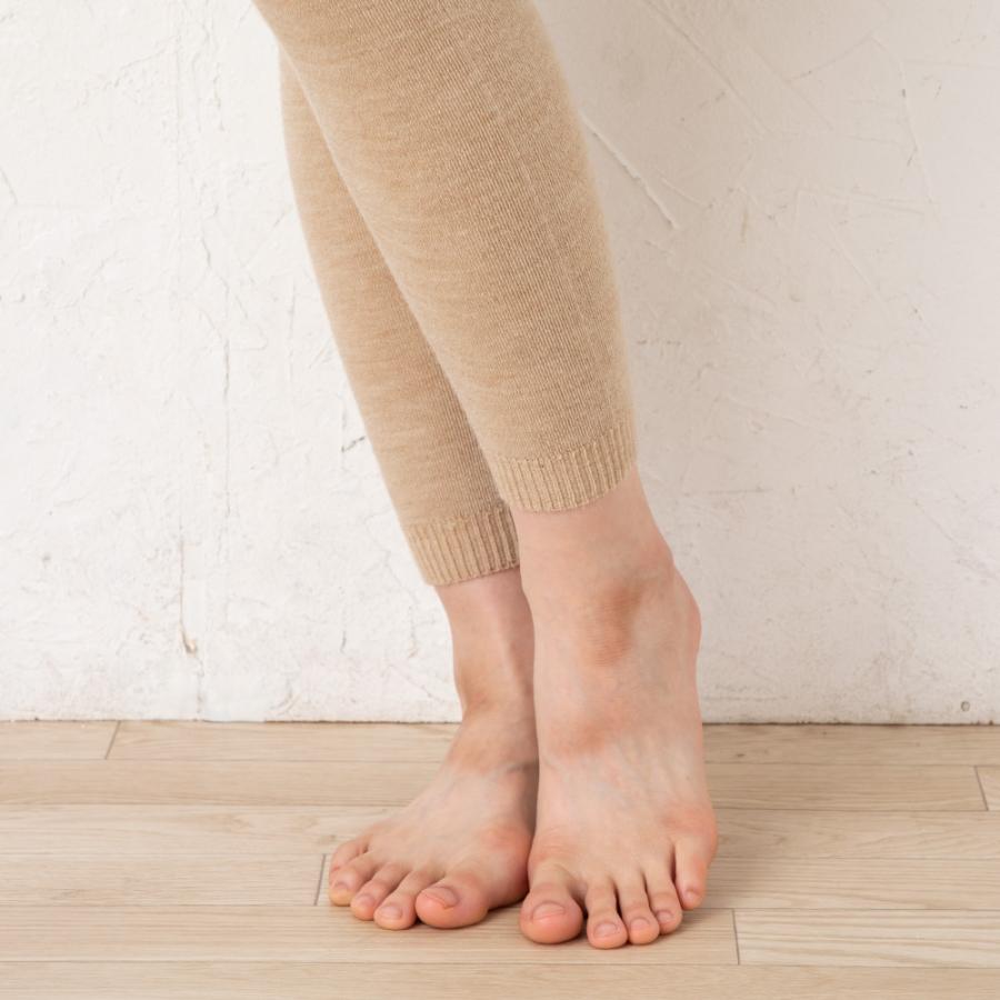 3次元 ウールパンツ 10分丈 フリー レギンス スパッツ 無縫製 ホールガーメント 保温 冷え 40799 |  | 04