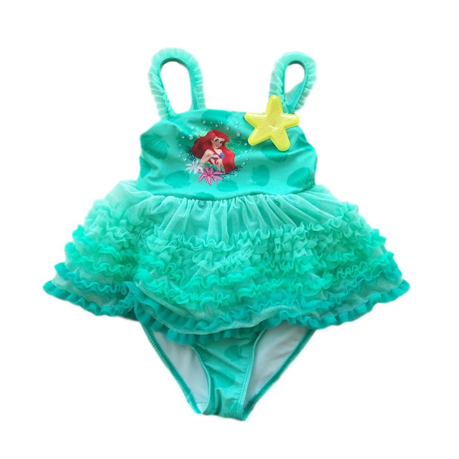 スイムキャップ付き 水着 女の子 ワンピース 100 110 1 130 アリエル プリンセス Thenicovid19results Com