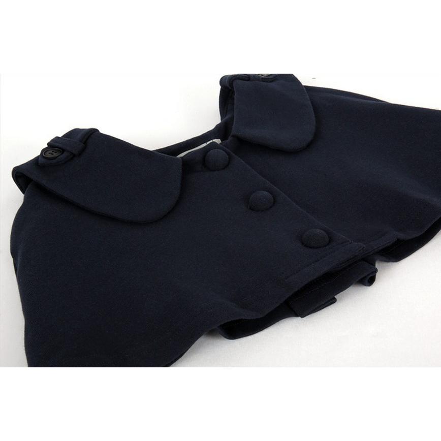 avec deuxclefs ケープ付きチュニックワンピース avec deuxclefs ケープ付きチュニックワンピース ビスコースポンチ