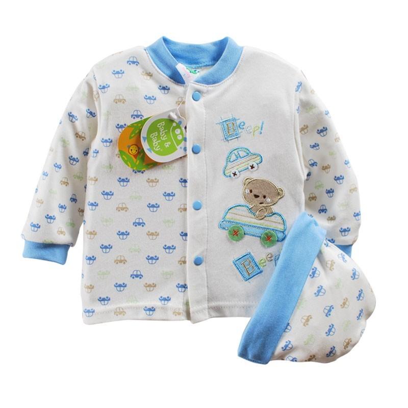 Baby&Baby 4点セット セットアップ パンツ シャツ カーディガン 帽子 