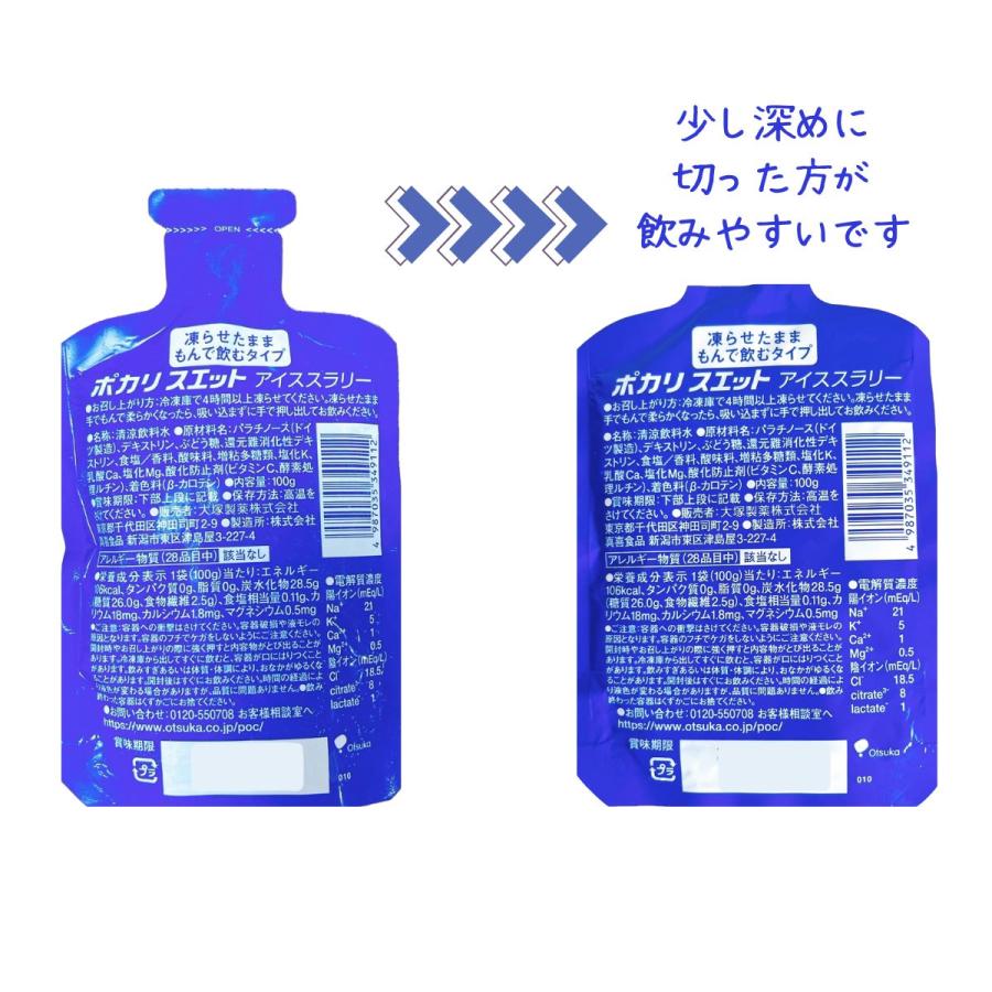 ポカリスエット アイススラリー 100g 10袋 大塚製薬 ポカリ 熱中症