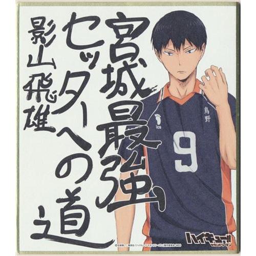 ハイキュー セカンドシーズン ビジュアル色紙コレクション 影山飛雄