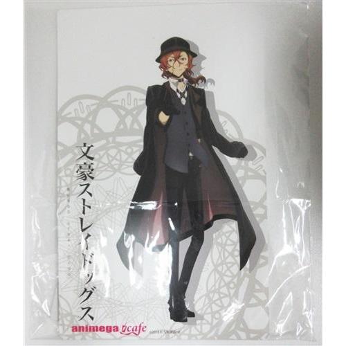 新品 文豪ストレイドッグス 中原中也 アクリルスタンド コラボカフェ本舗 文豪ストレイドッグス×アニメガカフェ スタンドポップ 中原中也 文スト