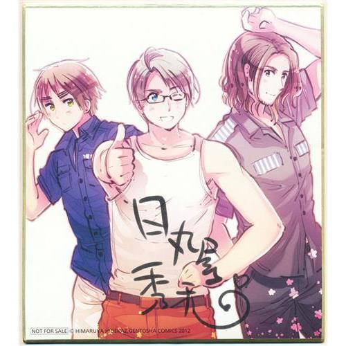 ヘタリア Axis Powers 555色紙 Side A イギリス&アメリカ&フランス