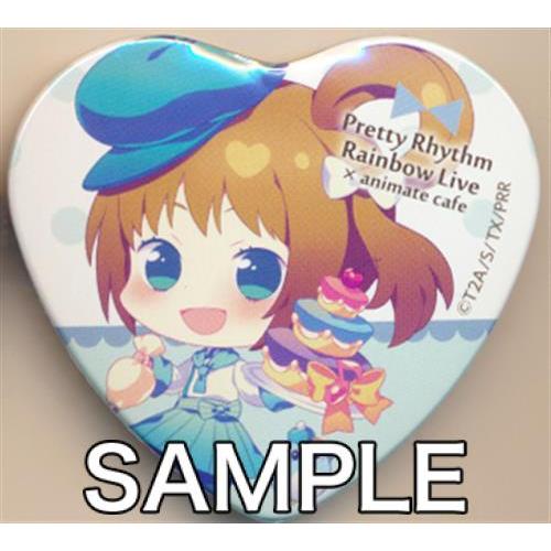 プリティーリズム レインボーライブ アニメイトカフェ トレーディングハート型缶バッジ 福原あん L らしんばん通販 Yahoo 店 通販 Yahoo ショッピング