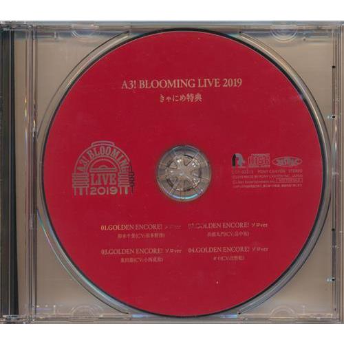 A3 BLOOMING LIVE 2019 GOLDEN ENCORE ソロver.CD きゃにめ.jp BD/DVD