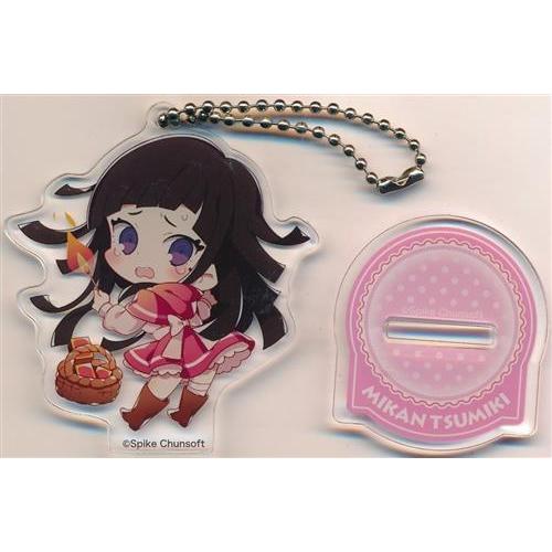 ダンガンロンパ 電撃屋 罪木蜜柑 缶バッジ アクリルキーホルダー セット ダンガンロンパ×ILLUSTRATOR×SWEETS PARADISE トレーディングアクリル