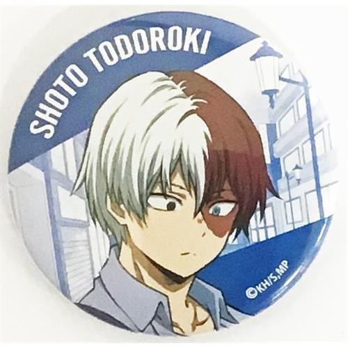 僕のヒーローアカデミア ヒロアカ 轟焦凍 フルカラー缶バッジ 轟焦凍