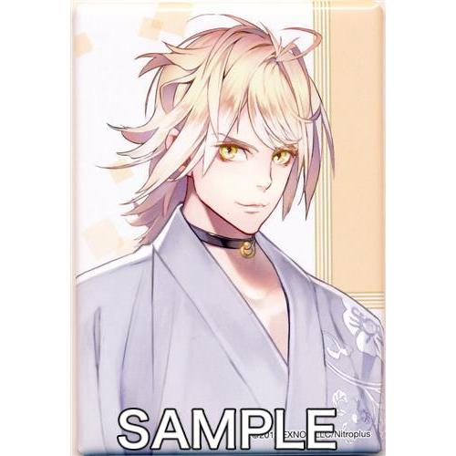 刀剣乱舞 軽装缶バッジ 道誉一文字 刀剣乱舞 江雪左文字 軽装 スクエア