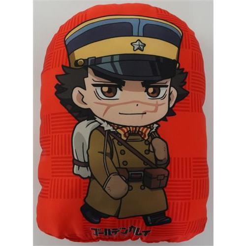 金カム　ローソンストアクッション　缶バッジ　シール　杉元佐一 ゴールデンカムイ 表裏クッション 杉本佐一 金カム ゴカム