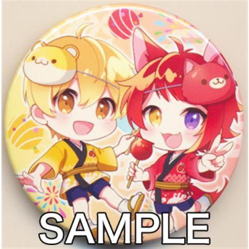 すとぷり すとぷり缶バッジくじ 2021夏ver. 莉犬&るぅと A すとろべ