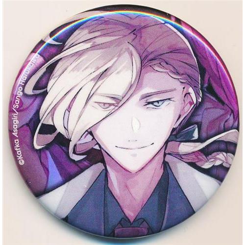 文スト　ヴェルレーヌ　novels 缶バッジ 文豪ストレイドッグス トレーディングホログラム缶バッジ novels ver