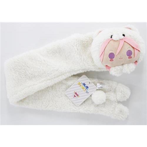 あんスタ 明星スバル 中国 白熊マフラー あんさんぶるスターズ×告白气球 中国限定 抱き熊マフラー 桜河こはく