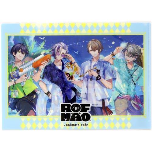 にじさんじ ROF-MAO×アニメイトカフェ コラボビジュアルクリア にじさんじ ROF-MAO×アニメイトカフェ コラボビジュアルクリア