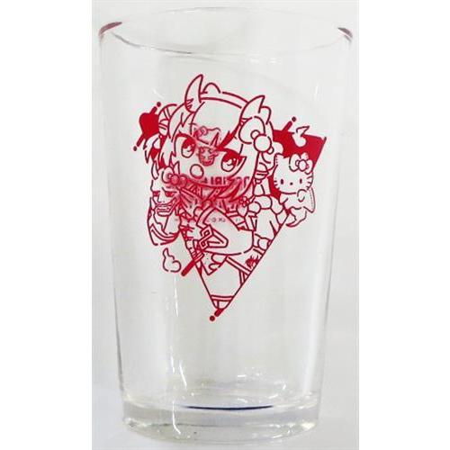 ホロライブ×SANRIO CHARACTERS グラス 百鬼あやめ&ハローキティ