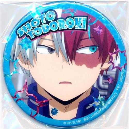 僕のヒーローアカデミア ホログラム缶バッジ 轟焦凍 ヒロアカ