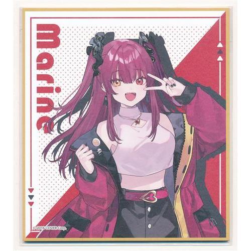ホロライブ×ガーナ オリジナル色紙 宝鐘マリン : らしんばん通販 Yahoo