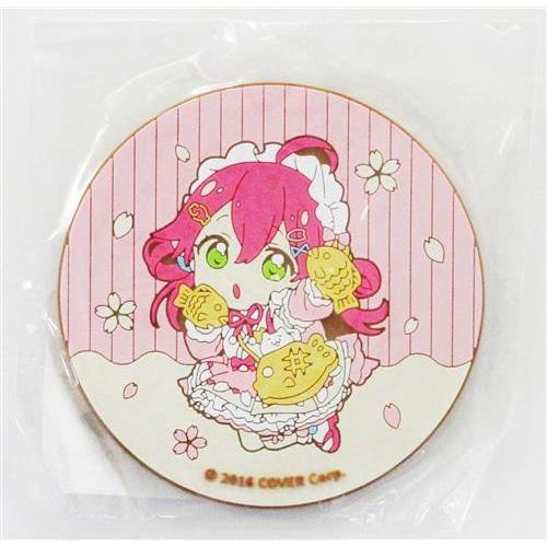 はるいろこんちゃん3匹セット はるいろコースター付き ホロライブ さくらみこ×鳴門鯛焼本舗 ラバーコースター さくらみこ C