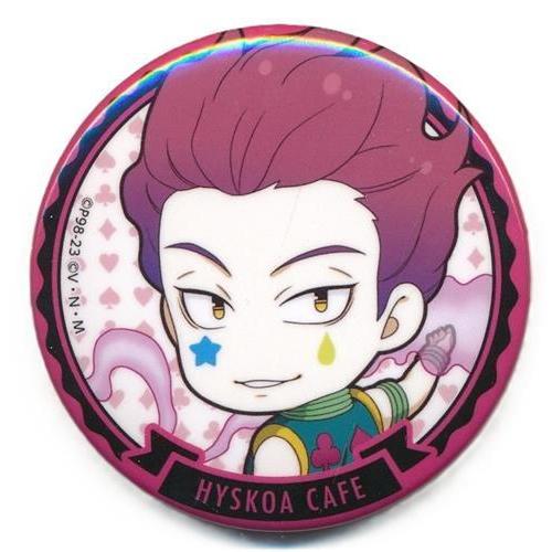 HUNTER×HUNTER アニメイトカフェ　ヒソカ　缶バッジ HUNTER×HUNTER」 奇術師ヒソカのヒソカフェ第3弾 トレーディング缶