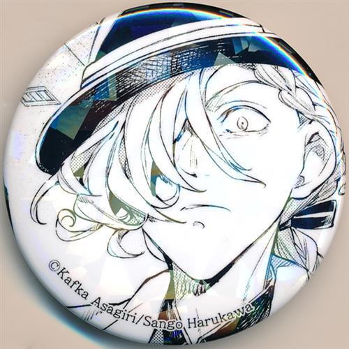 文スト　ヴェルレーヌ　novels 缶バッジ 文豪ストレイドッグス トレーディングホログラム缶バッジ novels ver.2
