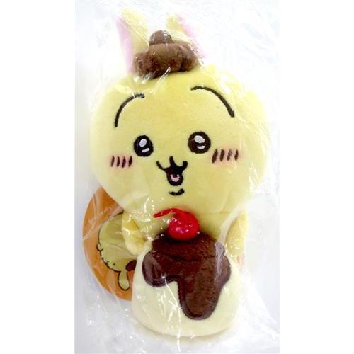 ちいかわ うさぎ ポムポムプリン デスクトップから見守るひっかけ ぬいぐるみ ちいかわ×サンリオキャラクターズ デスクトップから見守るひっかけ