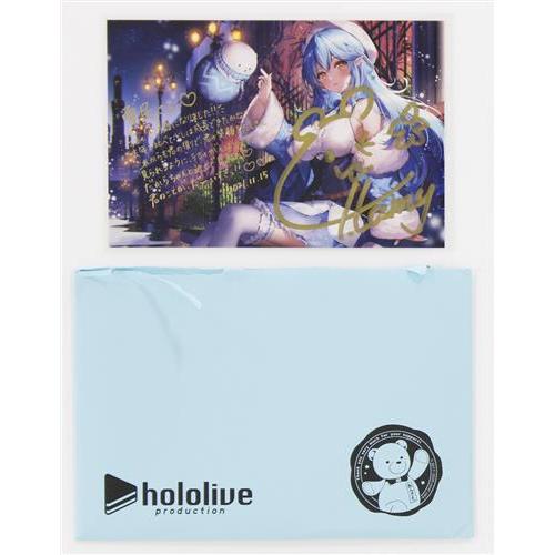 ホロライブ 誕生日記念2021 直筆サイン入りポストカード 雪花ラミィ