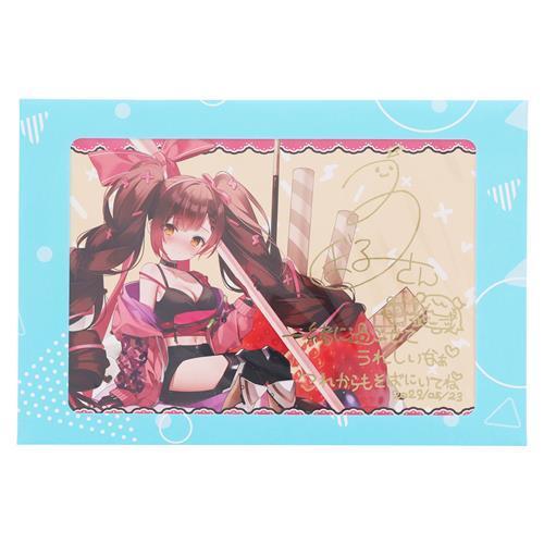 ホロライブ 誕生日記念2023 箔押し複製サイン&メッセージ入りポスト